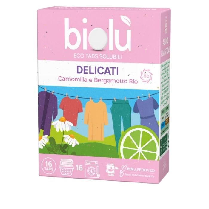 Detersivo capi delicati in tabs