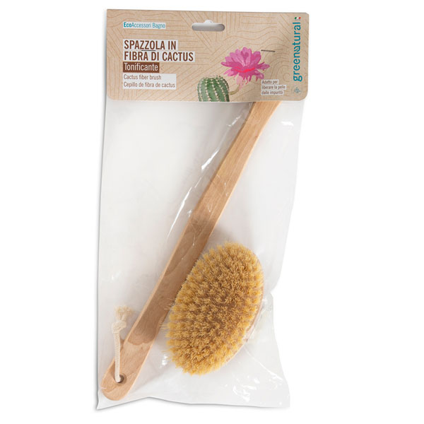 Spazzola in fibra di cactus