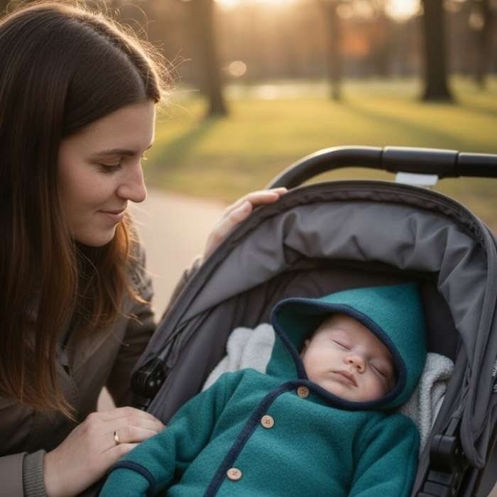 Tuta pura lana per esterno